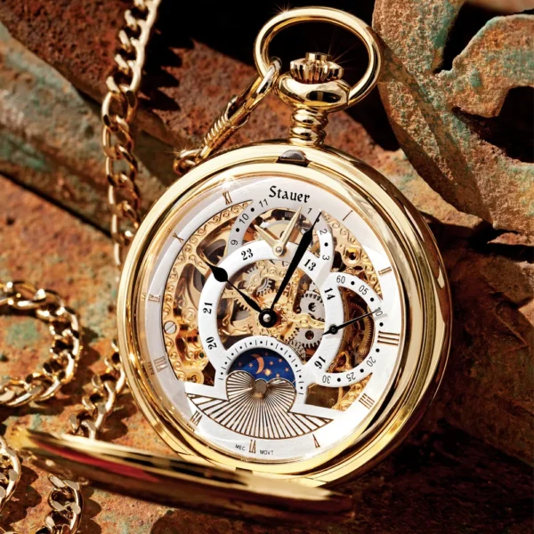 Stauer 1760 Skeleton Pocket Watch Home Shopping Selections