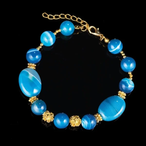 Blue Miracle Agate Collection - Bracelet