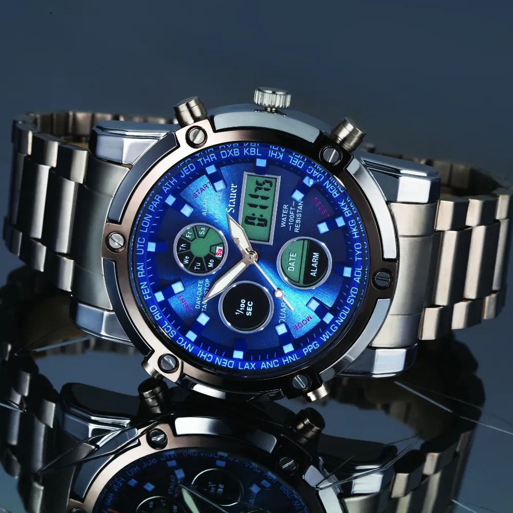 Stauer Blue Stone Chronograph • Home Shopping Selections