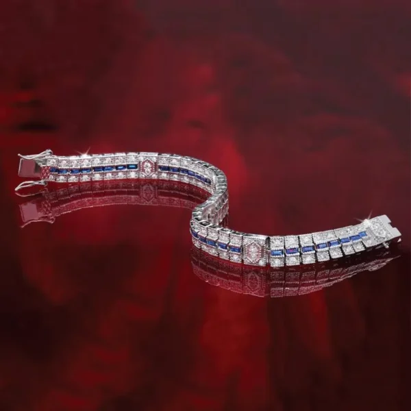 Art Deco Tennis Bracelet