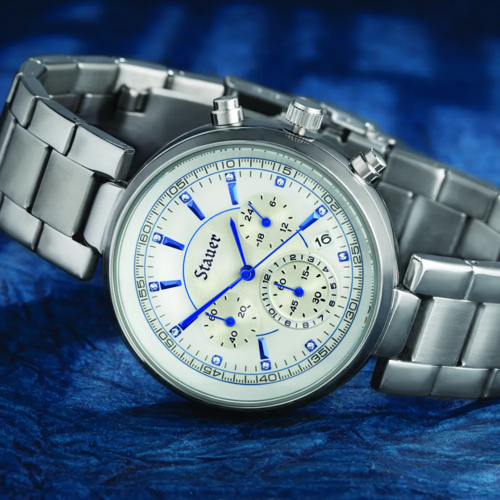 Stauer blue hot sale stone chronograph