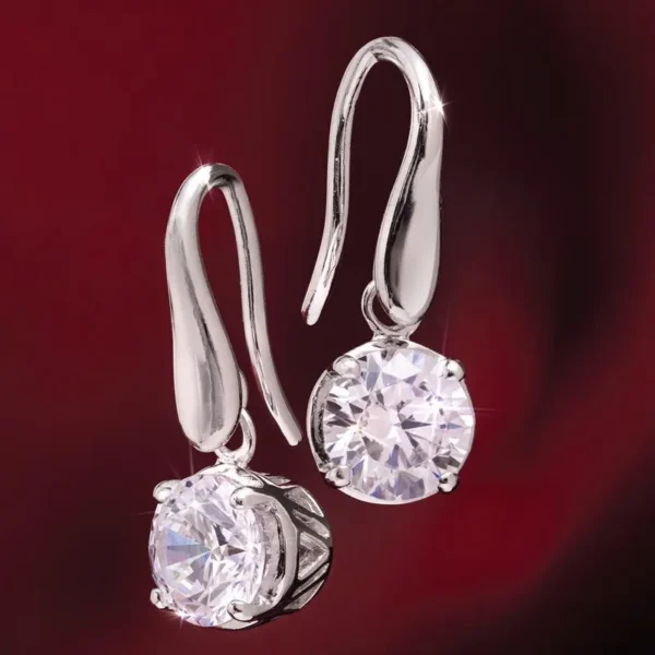 Sparkle Fusion Sterling Silver Earrings