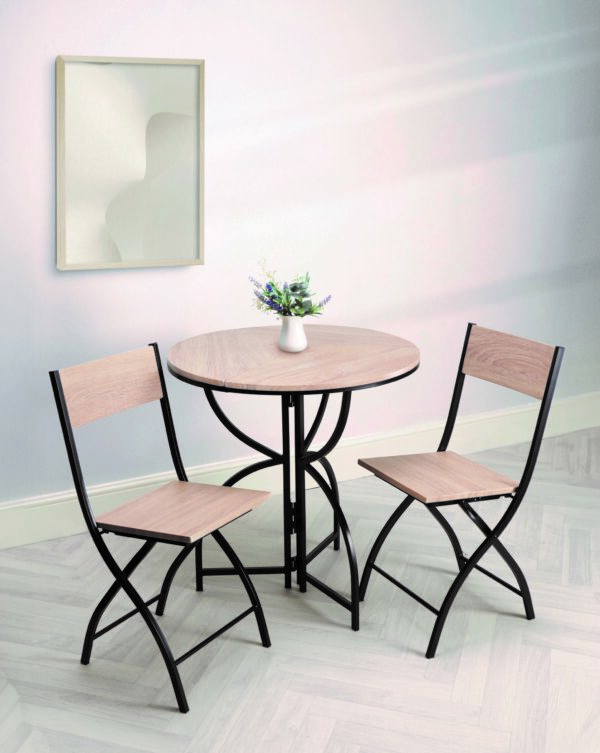 Bistro Folding Table Set with 2 Chairs