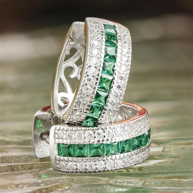 51371-Huggie-Earrings-Emerald-Green1