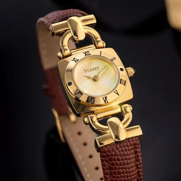 53147-Cuir-Classique-Ladies-Wristwatch-Brown5