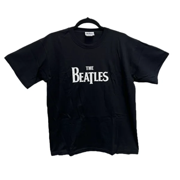 Mens Black Beatles T-Shirt