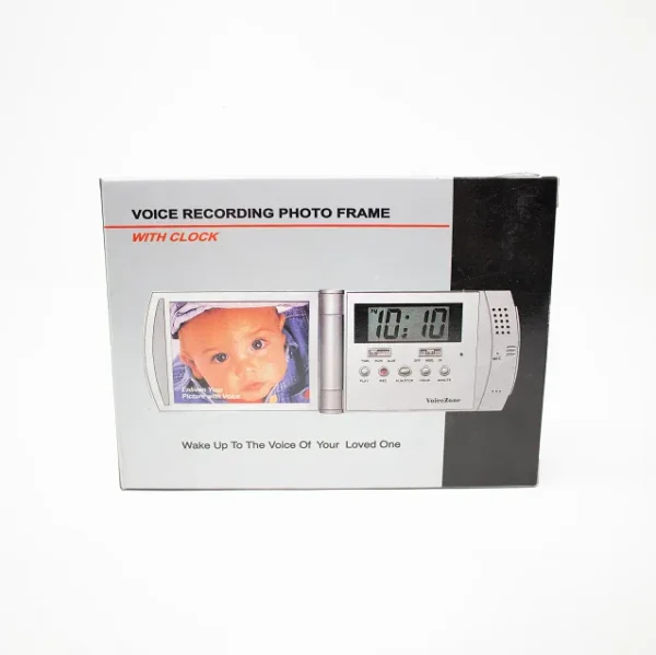 Voice Recording Photoframe with Clock