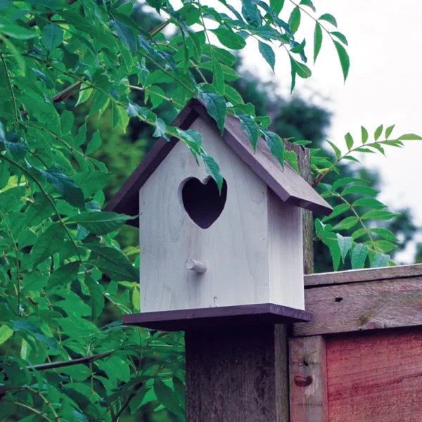 White Wooden Nesting Box