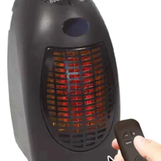 Compact Handy Heater with remote control for instant heat.